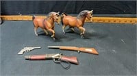 Horses and guns