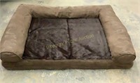 Brown Pet Bed 36” x 27”