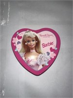 SMALL BARBIE HEART TIN CAN