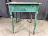 Early Painted 1 Drawer Stand