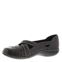 Clarks Women's Ashland Spin Q Shoes, Black, 9.5 M