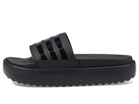 adidas Womens ADILETTE PLATFORM Black/Black/Black