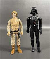 1977 & 1980 Star Wars Darth Vader & Luke Skywalker