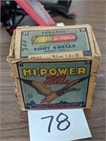 Federal Hi-Power 16GA Shotshell Box