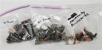 Lot Of Wwii Toy Soldiers USA & German Normandy