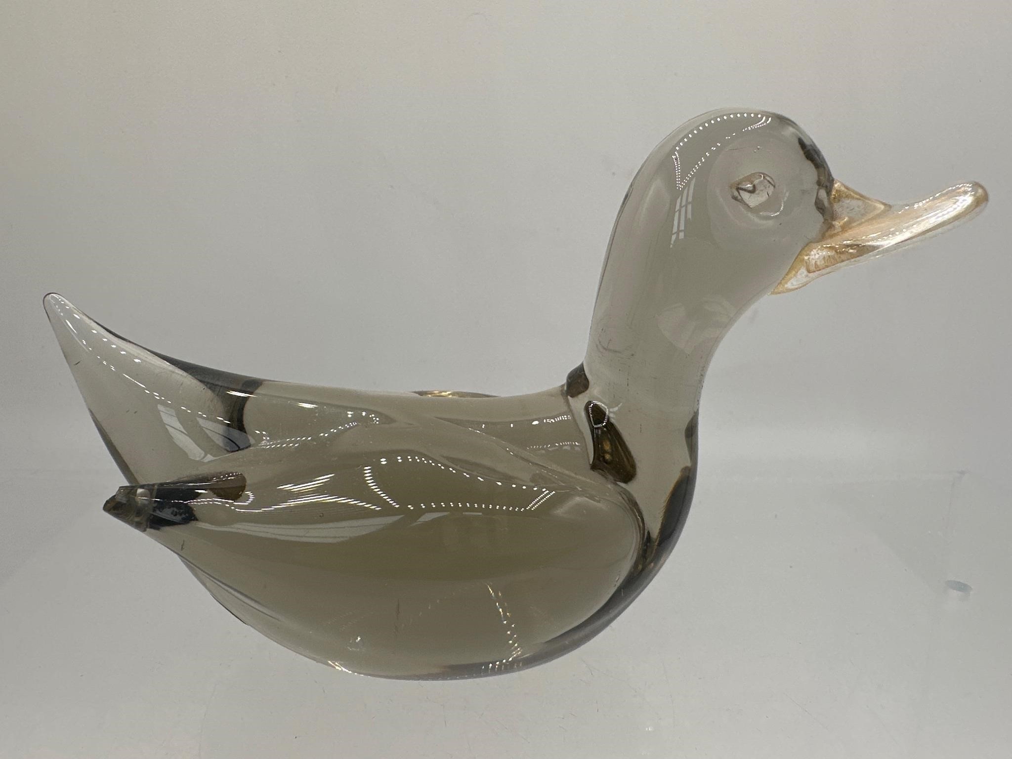 Murano art glass duck
