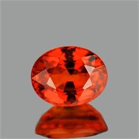 Natural Orange Spessartite Garnet [Flawless-VVS]