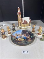 Hummel plate and figurines "Heavenly Harmony"