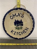 Oma's Kitchen wall decor