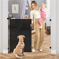 42 Inch Extra Tall Retractable Dog Gate Babies