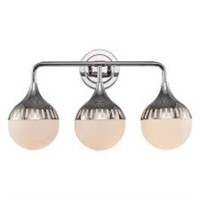 Monteaux Lighting 3-light Chrome Vanity Light