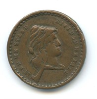 Civil War Merchant Token: New York, N.Y. - Broas