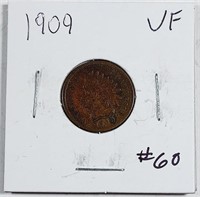 1909  Indian Head Cent   VF