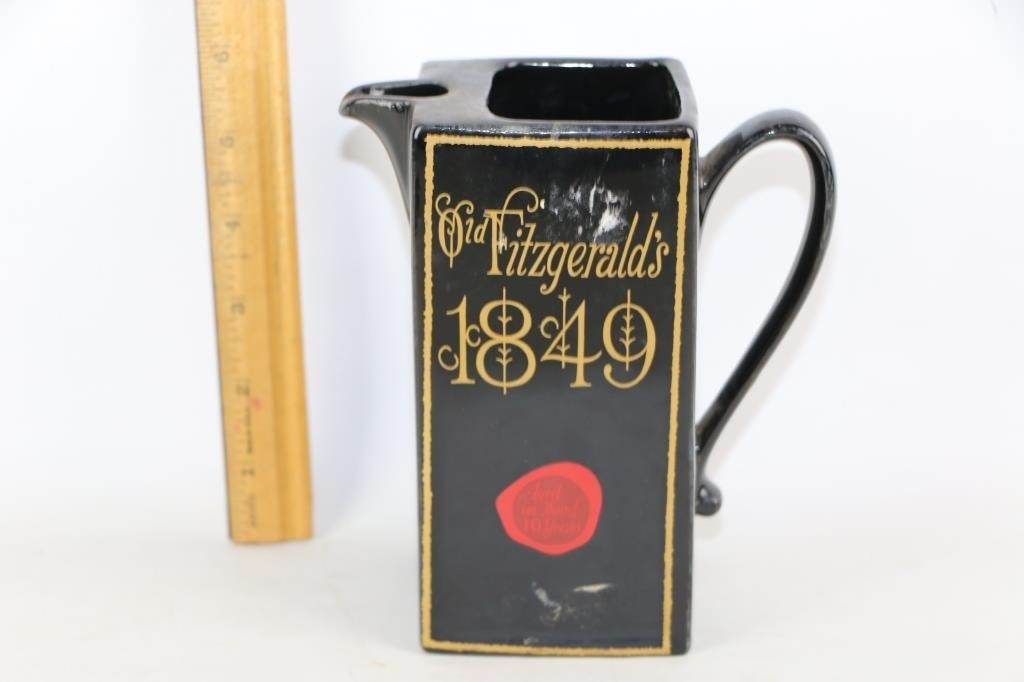 Old Fitzgerald's 1849 Advertising Pitcher