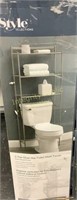 Style Selection 3 Tier Over The Toilet Shelf
