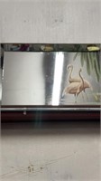 Vintage Flamingo Mirror