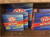 Shelf Lot of (STP) Air Filters