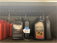 Shelf Lot, 23 Quarts of Transmission Fluid