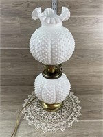 Fenton Gone With The Wind Lamp