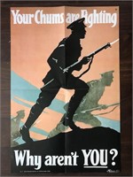 WWI Canadian Recruitment Poster reproduction