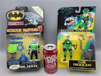 Batman Mr.Freeze & Batman Forever Riddler Hasbro