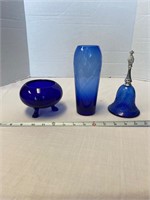 Misc Blue Glass trinkets
