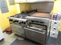 Sunfire Commercial Gas Top Stove - Flat Top