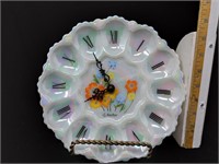 Anchor Hocking Egg Plate Clock