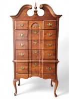 Mahogany Queen Anne Highboy.