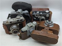 (R) Vtg Cameras. Argus, Kodak Pony 828 ,
