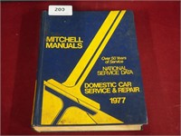 Mitchell Manuals Domestic Cars 1977
