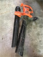 Black and Decker blower/leaf bagger