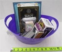 Purple Tub w/Tarot Cards & How To Manuals
