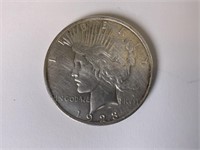 1923 Philadelphia peace dollar