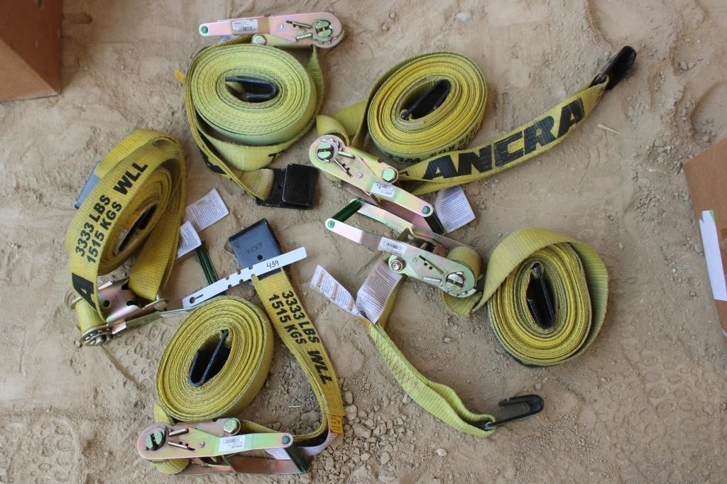 2" x 30" Ratchet straps (5)