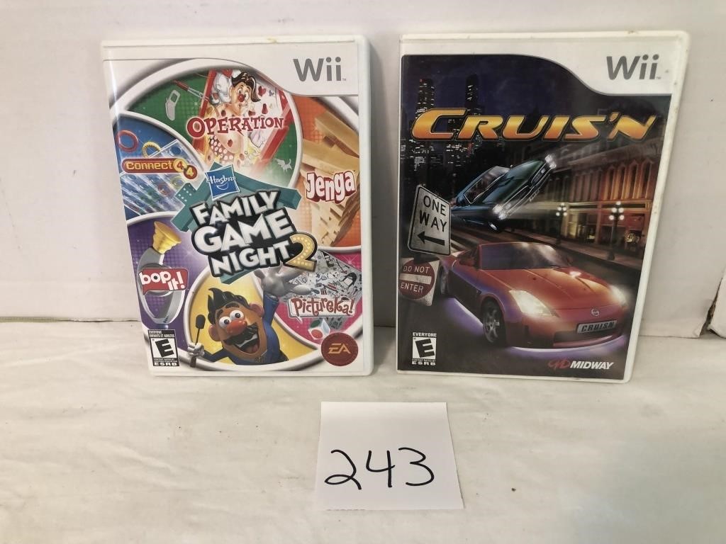 2 Wii games