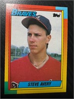 ROOKIE CARD 1990 TOPPS TRADED STEVE AVERY