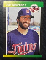 1989 DONRUSS JEFF REARDON CARD