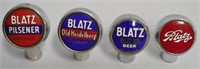 Lot of 4 Rounded Beer Tap Knobs