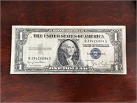 1935 D $1 Dollar Silver Certificate with blue seal