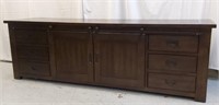 75" WIDE TV STAND 6 DRAWERS
