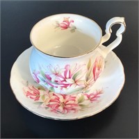 ROYAL ALBERT SONNET SERIES TEACUP AND SAUCER