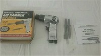 Central pneumatic air hammer with 2 chisels looks