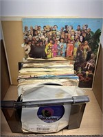 Assorted 45 s , 2 Albums