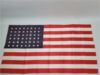 Silk 48 star American flag
