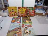 8 Vintage Disney 78 RPM Children's Records NICE