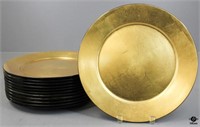 Charles Roberts Gold Tone Service Chargers