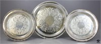 Wm Rogers Silver Plate Trays