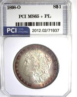 1898-O Morgan MS65+ PL LISTS $550