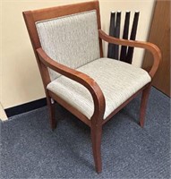 STEELCASE WOOD FRAME GUEST CHAIRS